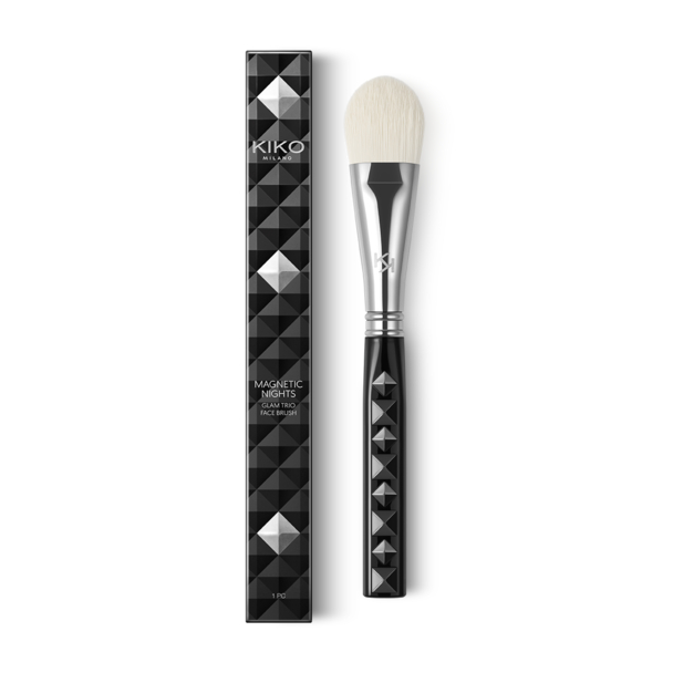 Kiko Milano Magnetic Nights Glam Trio Face Brush   — view 2