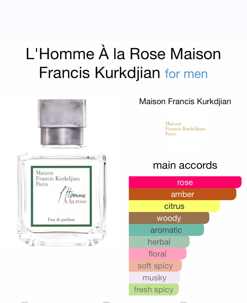 Maison Francis Kurkdijan Paris L'Homme A La Rose EDP 70ml Pa Kuti — view 3