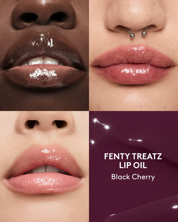 Fenty Skin Fenty Treatz Hydrating & Strengthening Lip Oil Black Cherry — view 2