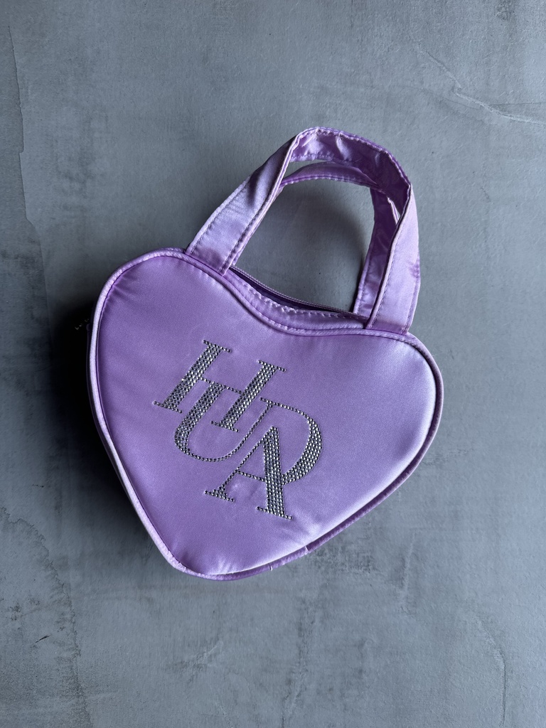 Huda Beauty Purple Heart Makeup Bag — view 2
