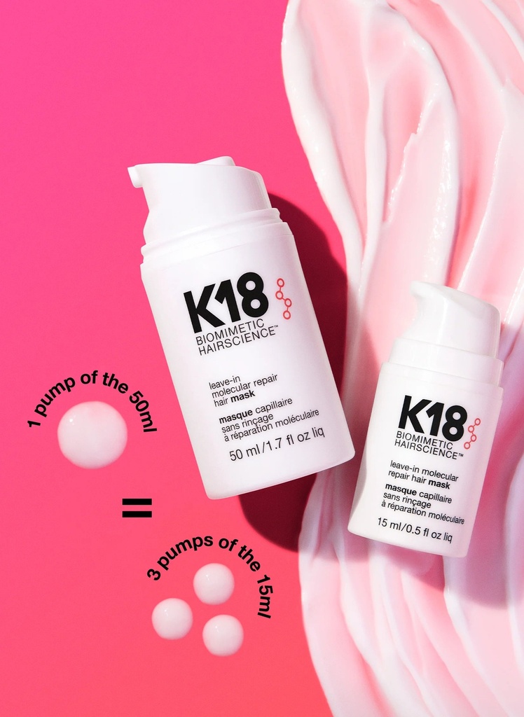 K18 Leave In Molecular Repair Hair Mask 15ml — view 3