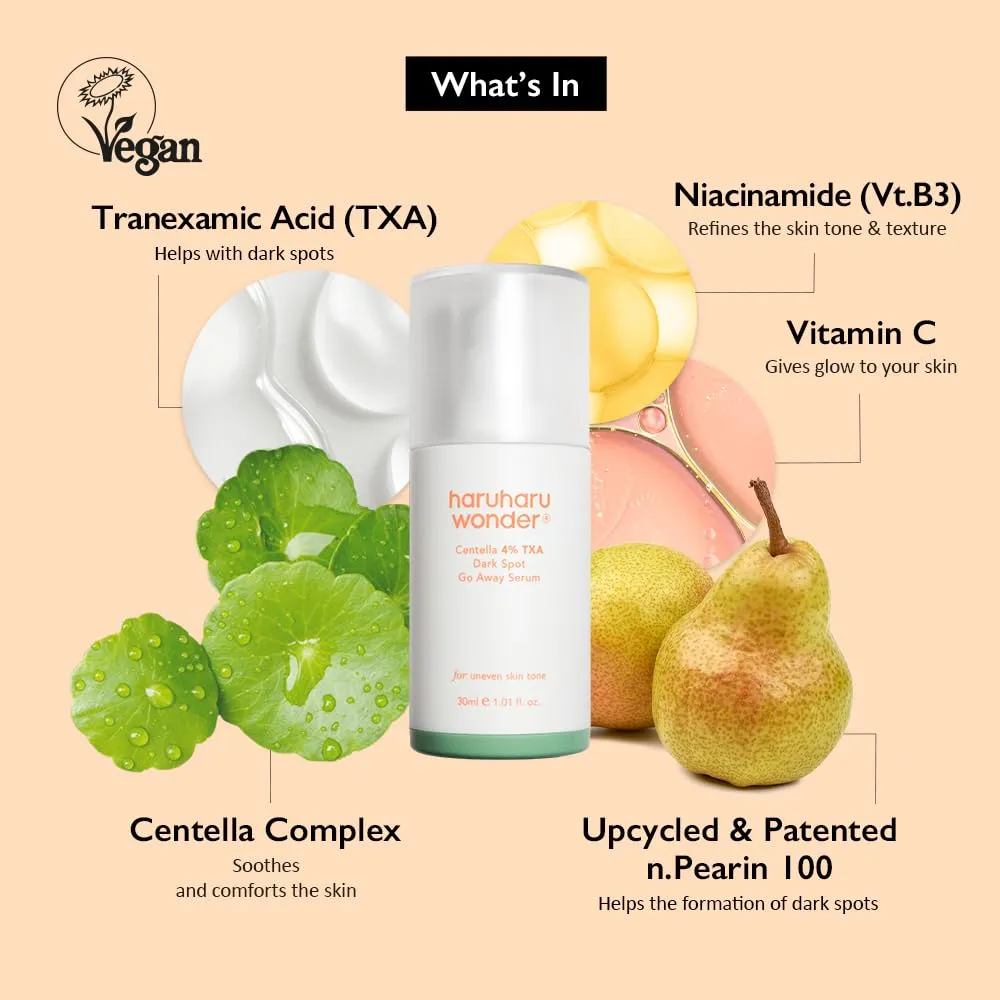Haruharu Wonder Centella 4% TXA Dark Spot Go Away Serum 30mL — view 4