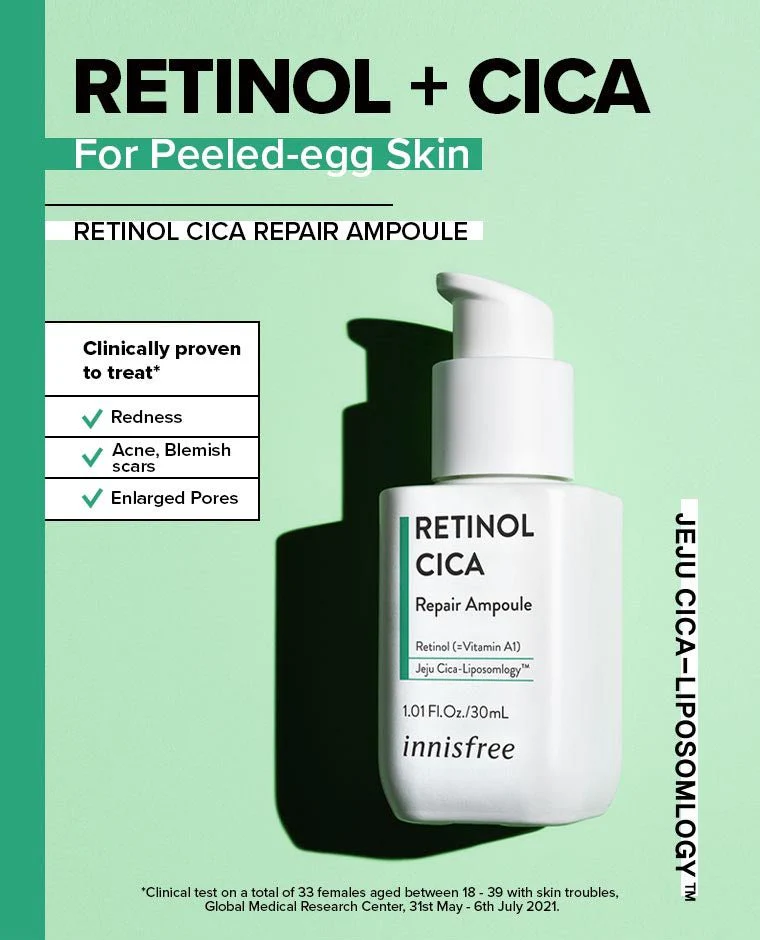 Innisfree Retinol Cica Repair Ampoule 30ml — view 2