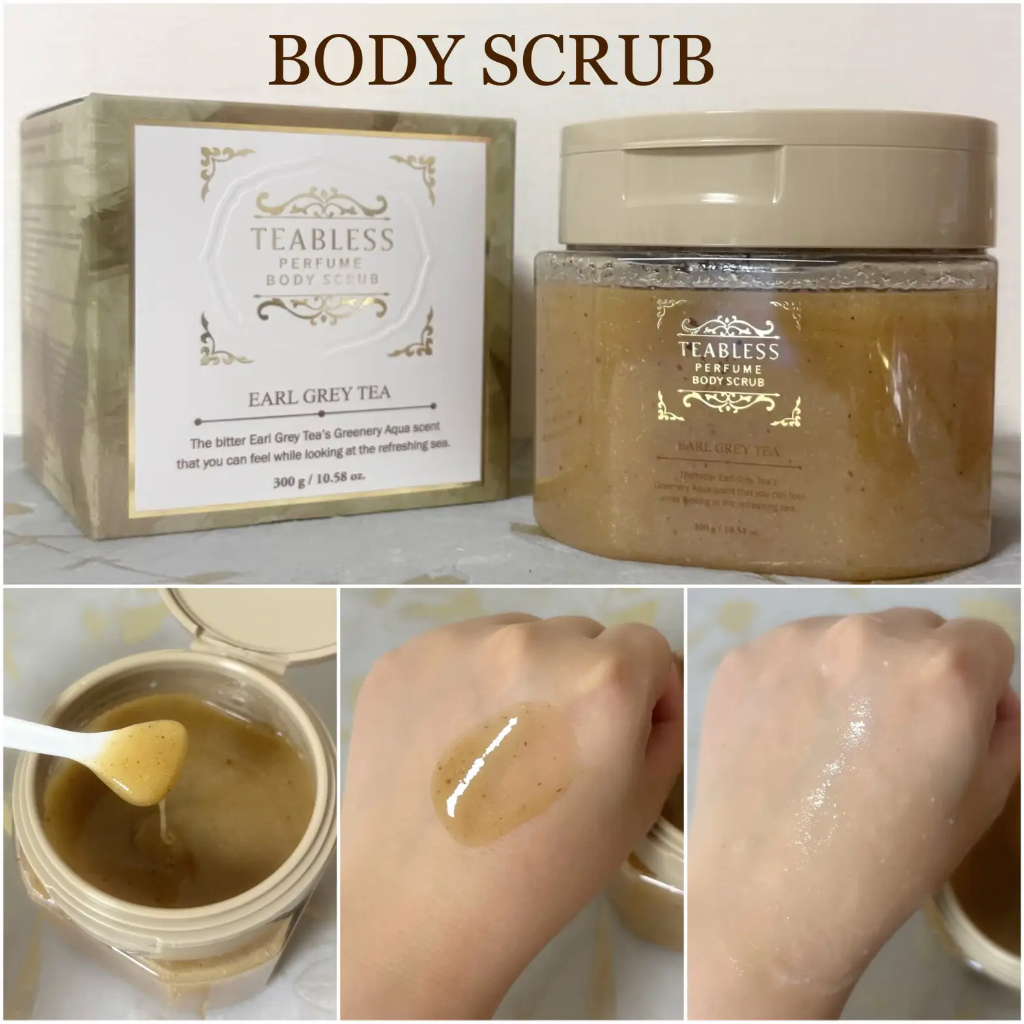 Teabless Perfume Body Scrub Earl Grey Tea 300g  — view 2