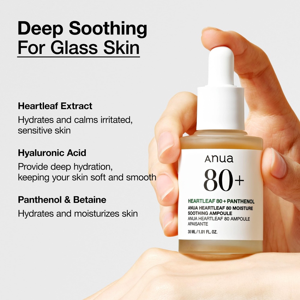 Anua 80 MOISTURE SOOTHING AMPOULES 30ML — view 3