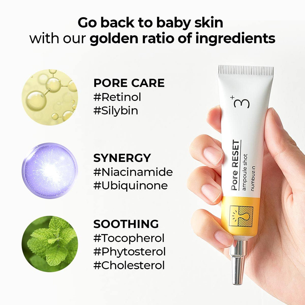 Numbuzin NO.3 Pore Reset Ampoule Shot 25ml — view 2