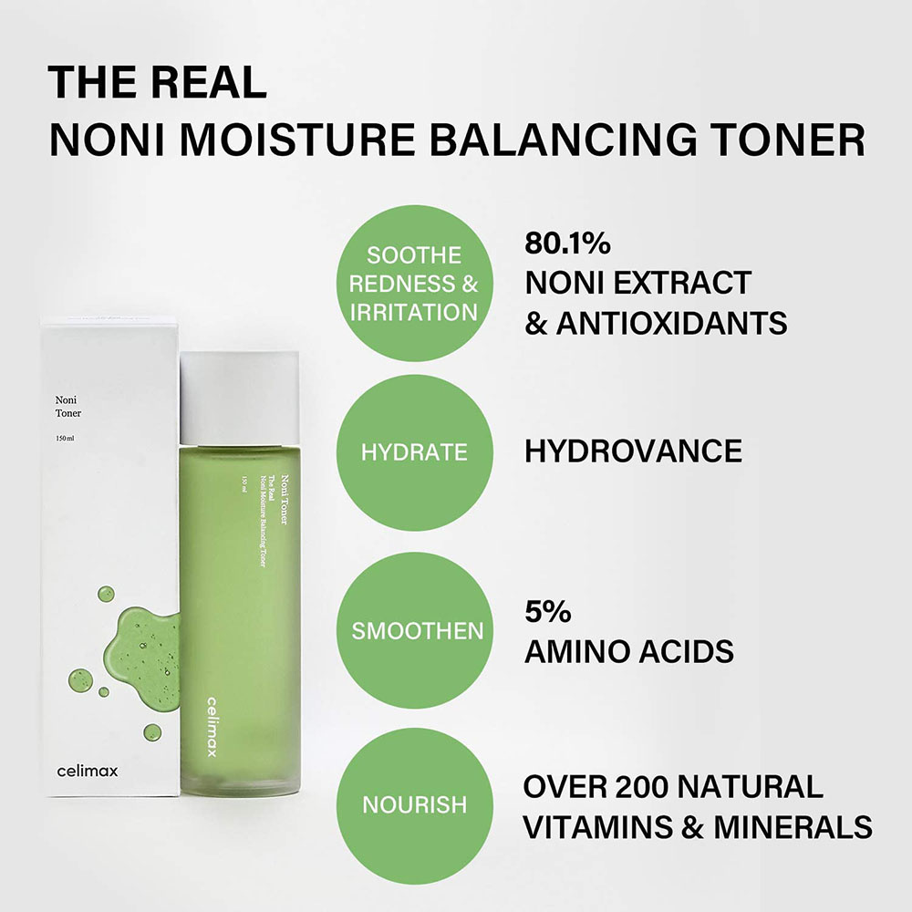 Celimax The Real Noni Moisture Balancing Toner 150ml — view 3