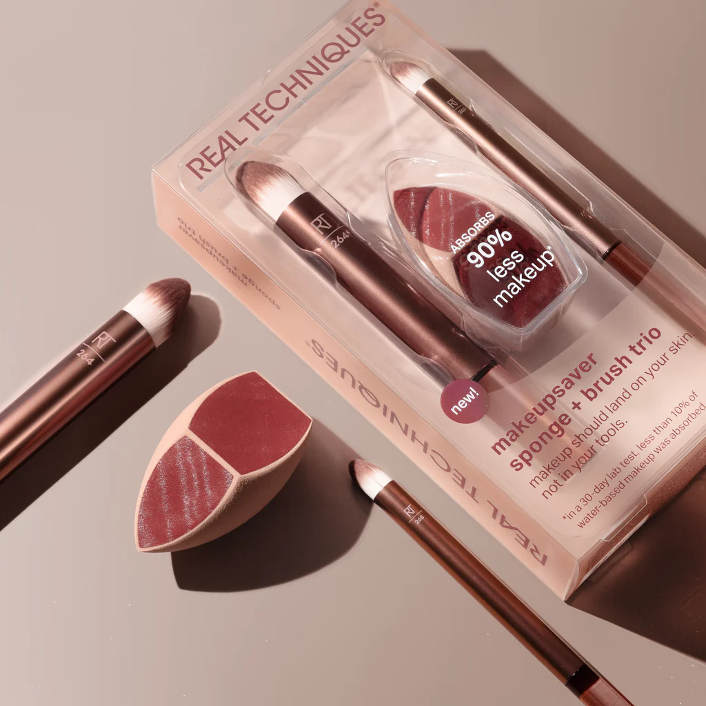 Real Techniques Makeupsaver Sponge + Brush Trio Set — view 3