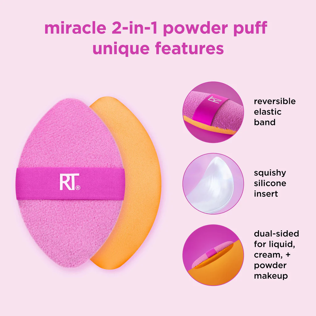 Real Techniques Miracle 2-in-1 Powder Puff Duo — view 3