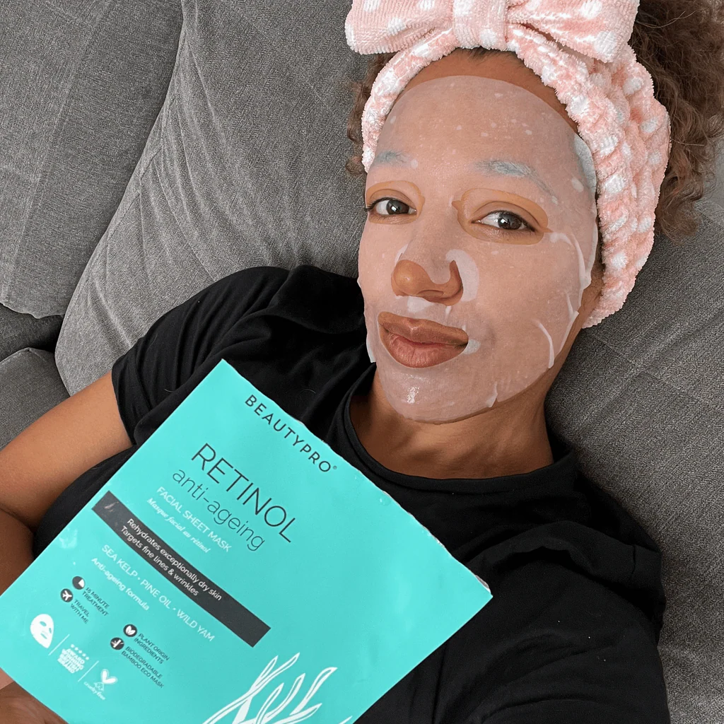 Beautypro Retinol Anti Ageing Facial Sheet Mask — view 2