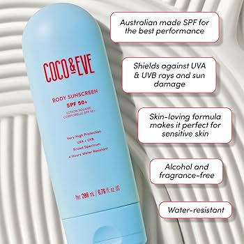 Coco & Eve Body Sunscreen Spf50+ 200ml — view 3