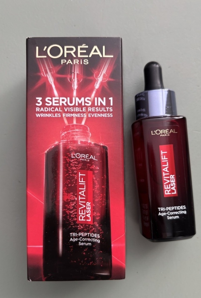 Loreal 3 Serums In 1 Radical Visible Results Wrinkles Firmness Evenness 30ml — view 3