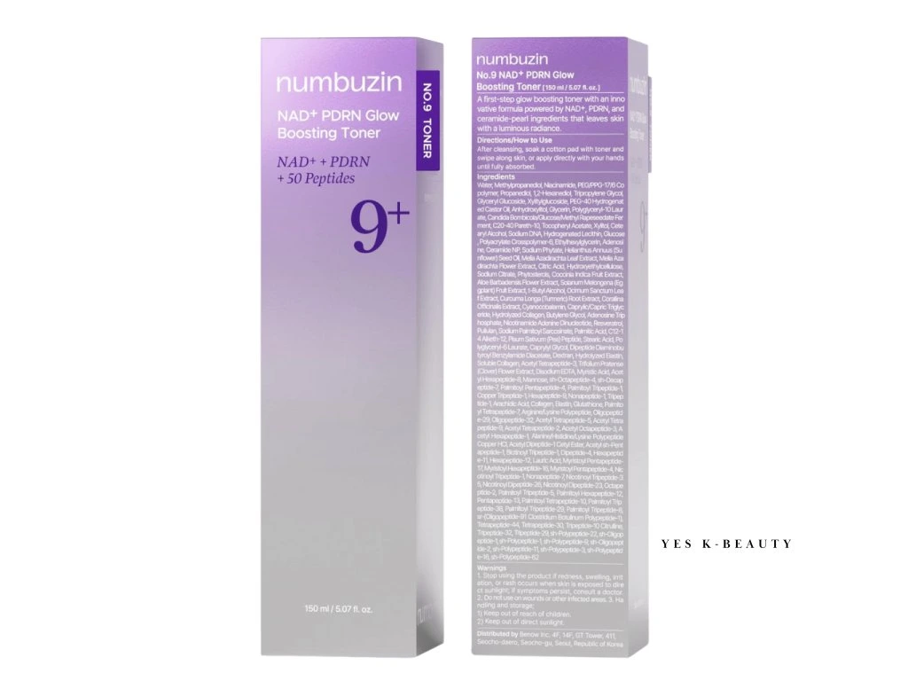 Numbuzin NO.9 Nad+ Pdrn Glow Boosting Toner 150ml — view 3