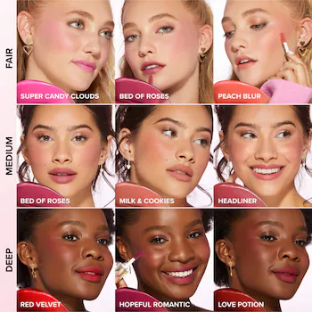 Too Faced Cloud Crush Whipped Lip & Cheek Color Peach Blur  — view 2