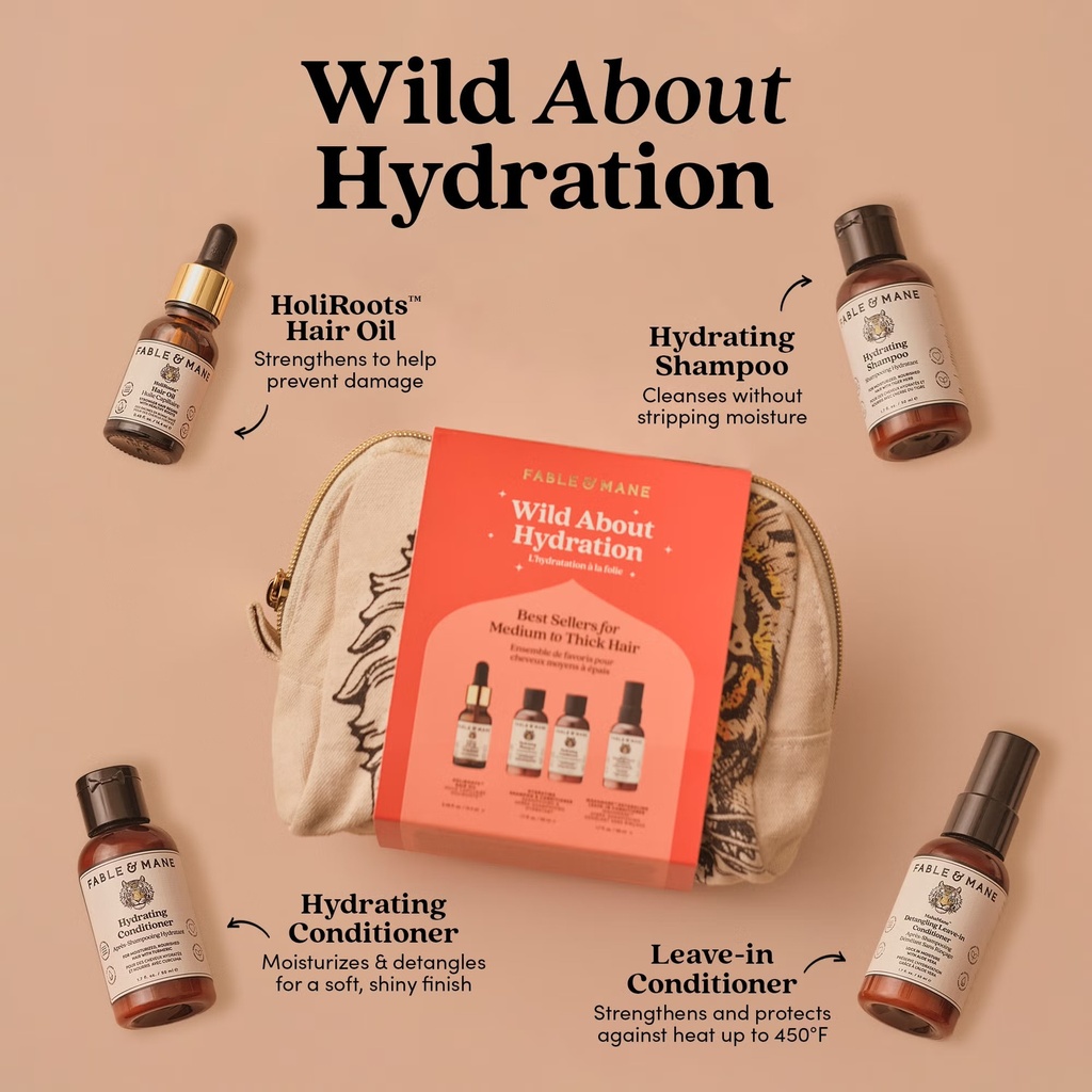 Fable&Mane Wild About Hydration Set — view 3
