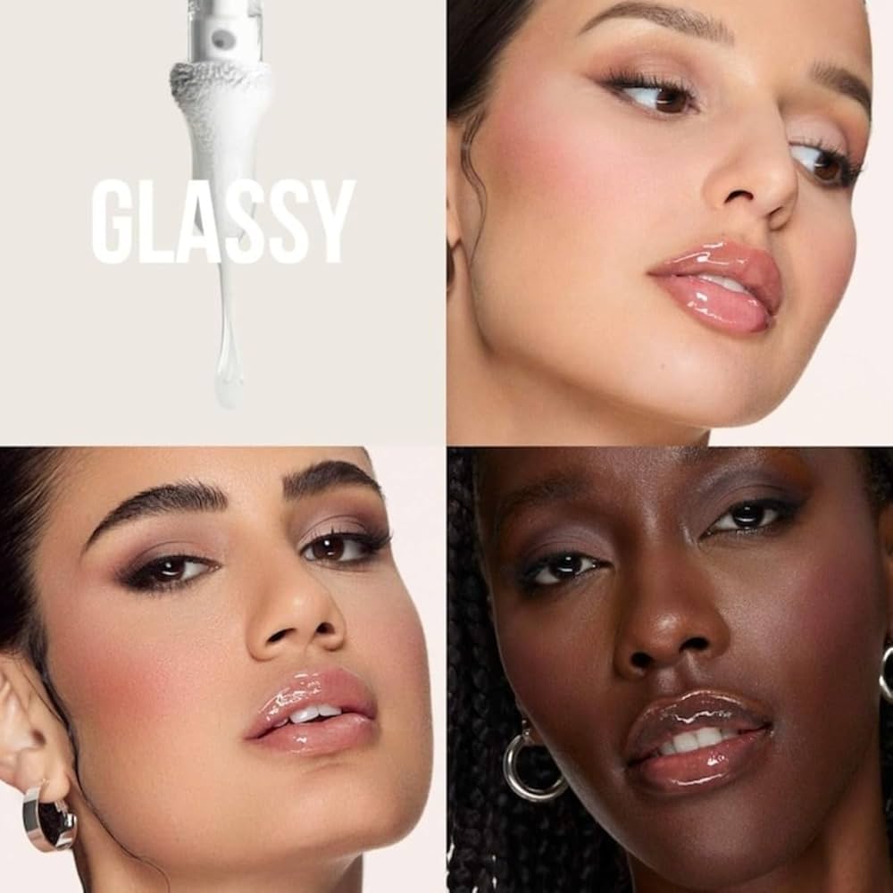 Huda Beauty Faux Filler Extra Shine Lip Gloss Glassy — view 2