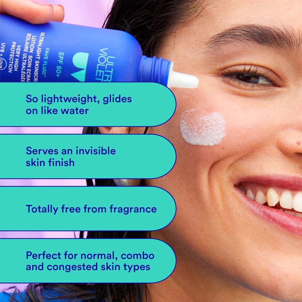 Ultra Violette Fave Fluid Spf 50+ Ultralight Skinscreen 75ml — view 2