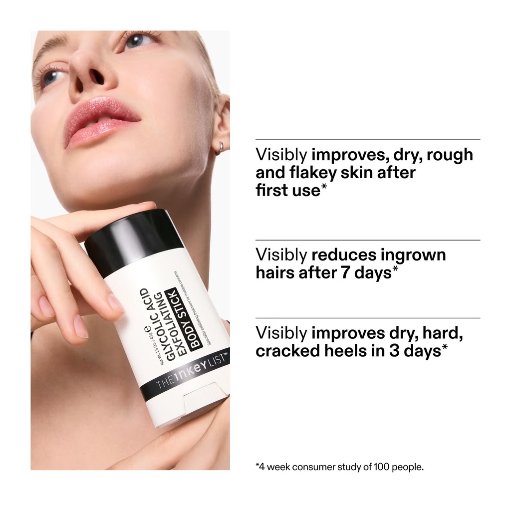 The Inkey List Glycolic Acid Exfoliating Body Stick 45gr — view 2