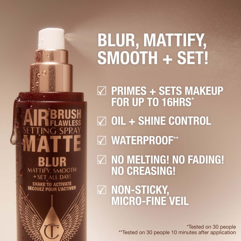 Charlotte Tilbury Airbrush Flawless Setting Spray Matte Blur 34ml — view 3
