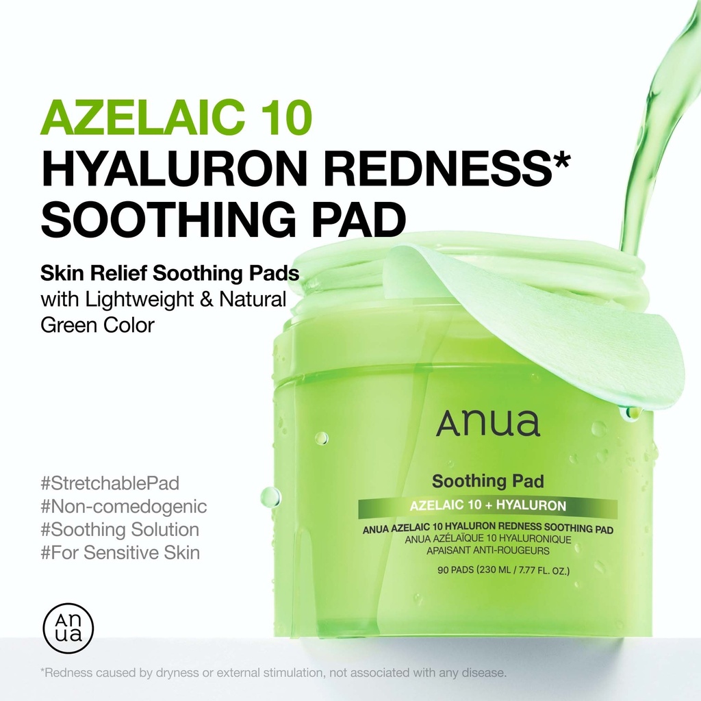 Anua Azelaic 10 + Hyaluron Soothing Pad 90Pads — view 3