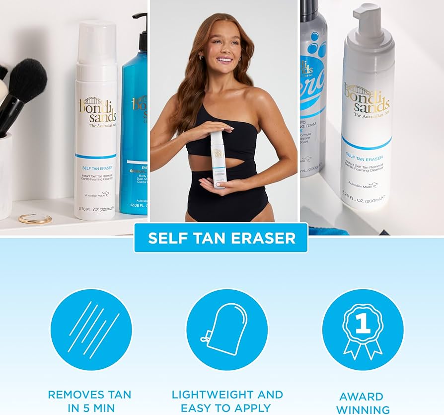 Bondi Sands Self Tan Eraser Instant Self Tan Removal Gentle Foaming Cleanser 200ml — view 2