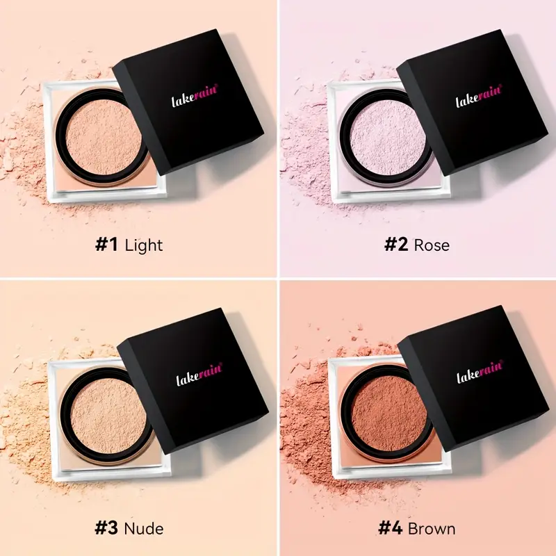 Lakerain Loose Baking & Setting Powder #2 Rose — view 3