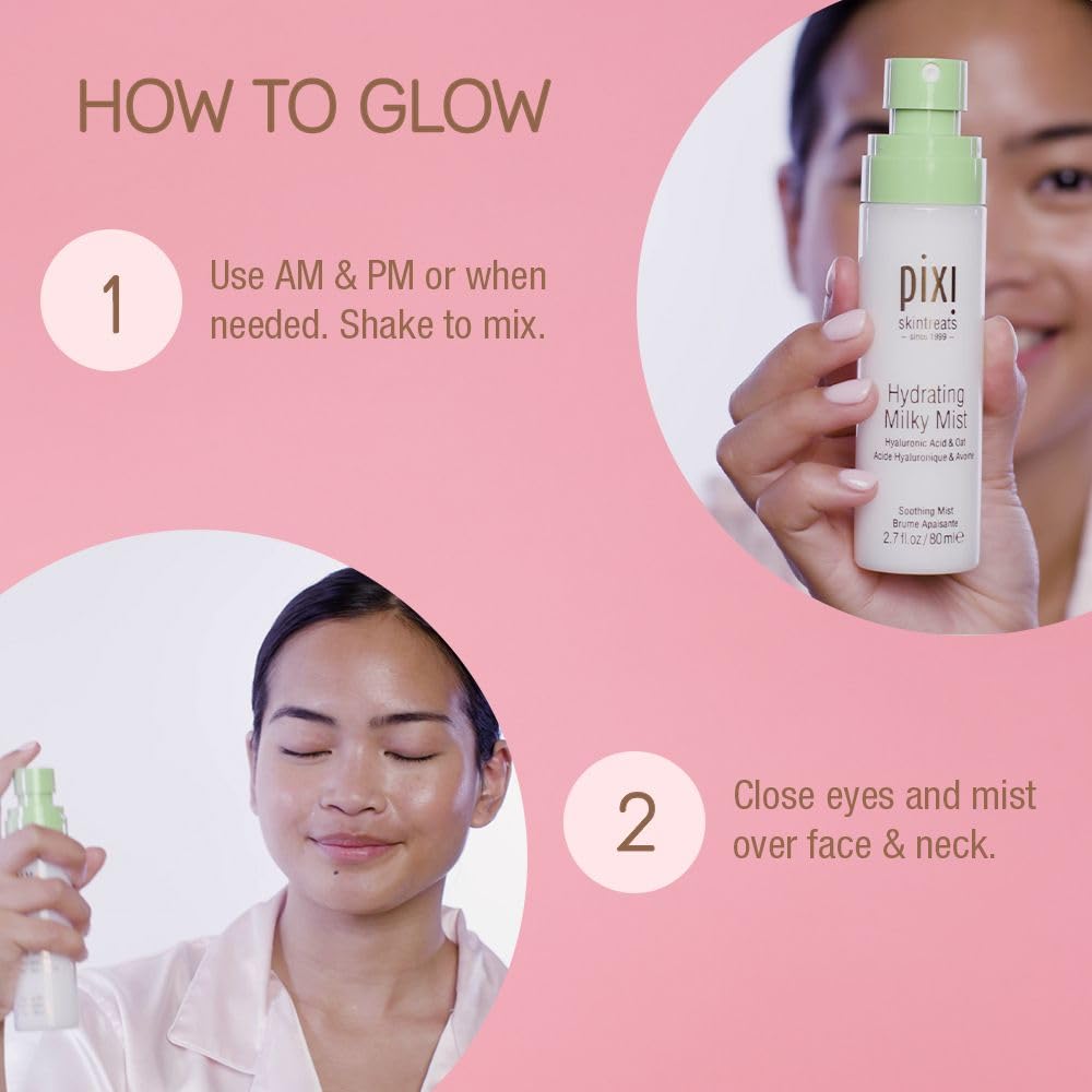 Pixi Hydrating Milky Mist Hyaluronic Acid & Oat 80ml — view 2