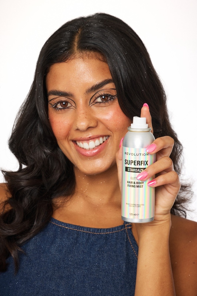 Revolution Superfix Stardaze Glitter Hair & Body Fixing Mist 125ml — view 2