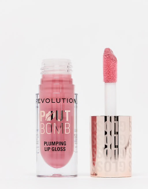 Revolution Plumping Lip Gloss Kiss Baby Pink — view 3