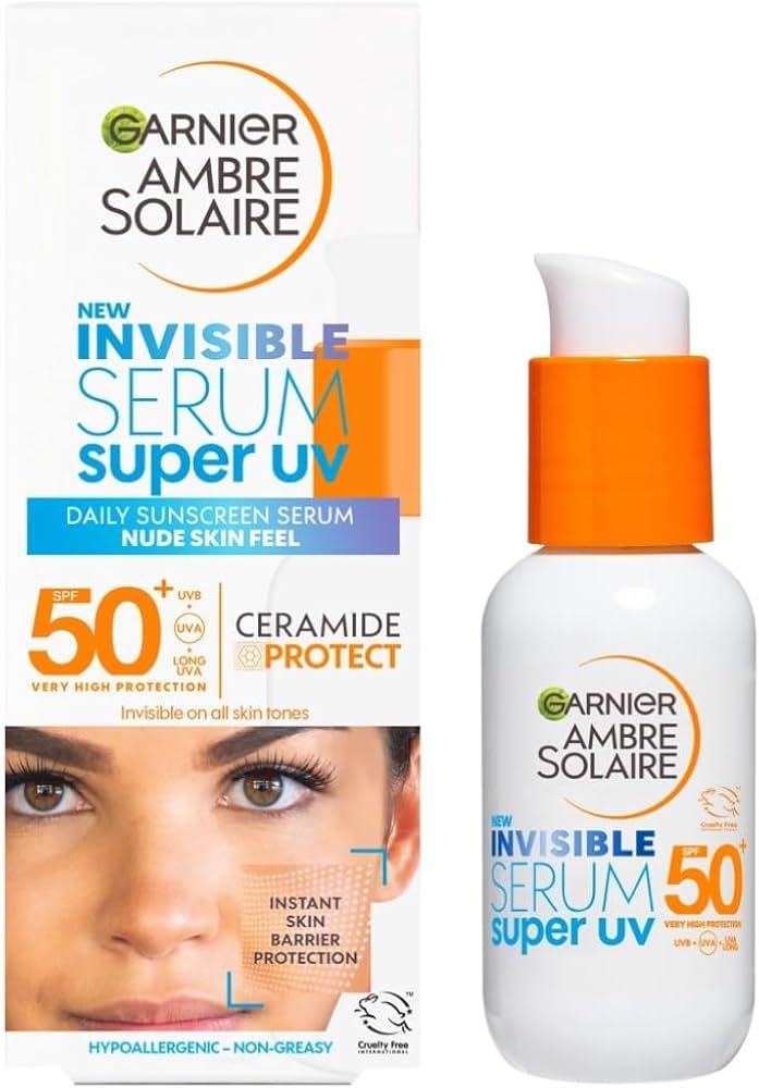 Garnier Invisible Serum Super UV Daily Sunscreen Serum Nude Skin Feel SPF50+ 30ml — view 3