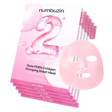 Numbuzin No.2 Rose Pdrn Collagen Plumping Sheet Mask — view 3
