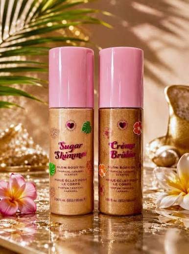 Revolution Sugar Shimmer Glow Body Oil Caramel 90ml — view 2