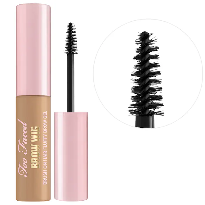 Too Faced Brow Wig Brush On Hair Fluffy Brow Gel Natural Blonde 5.5 ml — view 4