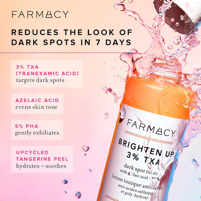 Farmacy Brighten Up 3% TXA Dark Spot Toner 120ml — view 6