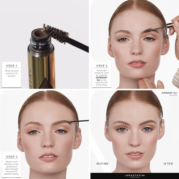 Anastasia Dip Brow Gel 4.4gr Full Size Dark Brown — view 3