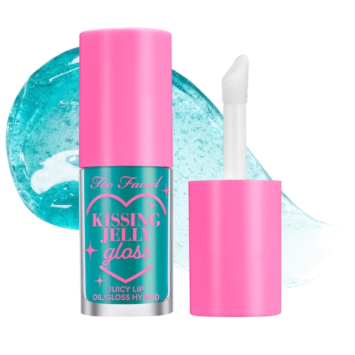 Too Faced Kissing Jelly Hydrating Lip Oil Gloss Sweet Cotton Candy Pa Kuti — view 3