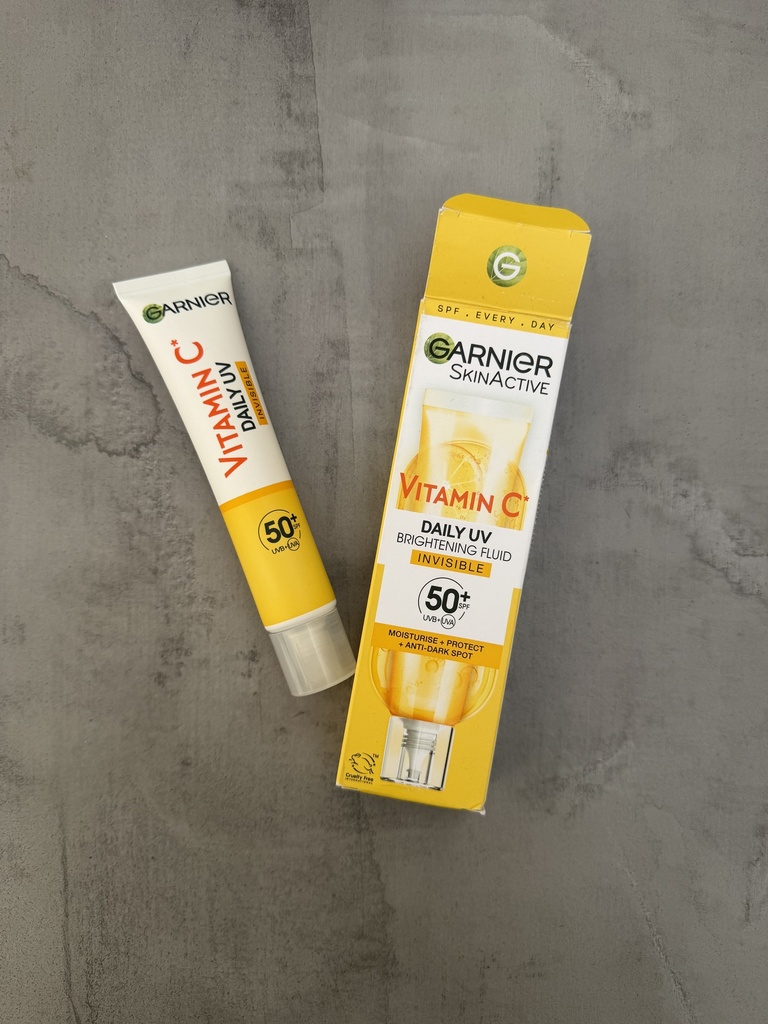 Garnier Vitamin C Daily UV Brightening Fluid Invisible  SPF50+ 40ml