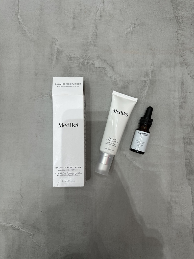 Medik8 Balance Moisturiser & Glycolic Acid Activator  