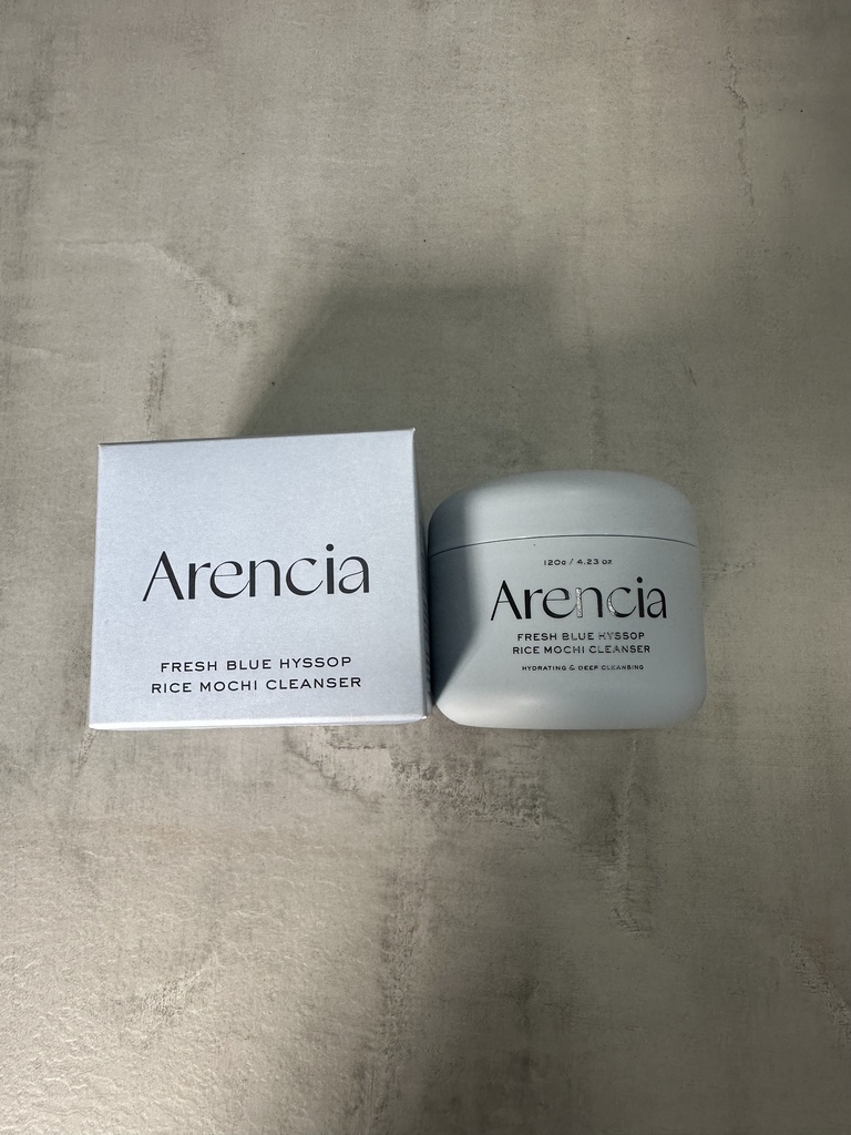 Arencia Fresh Blue Hyssop Rice Mochi Cleanser 120g 