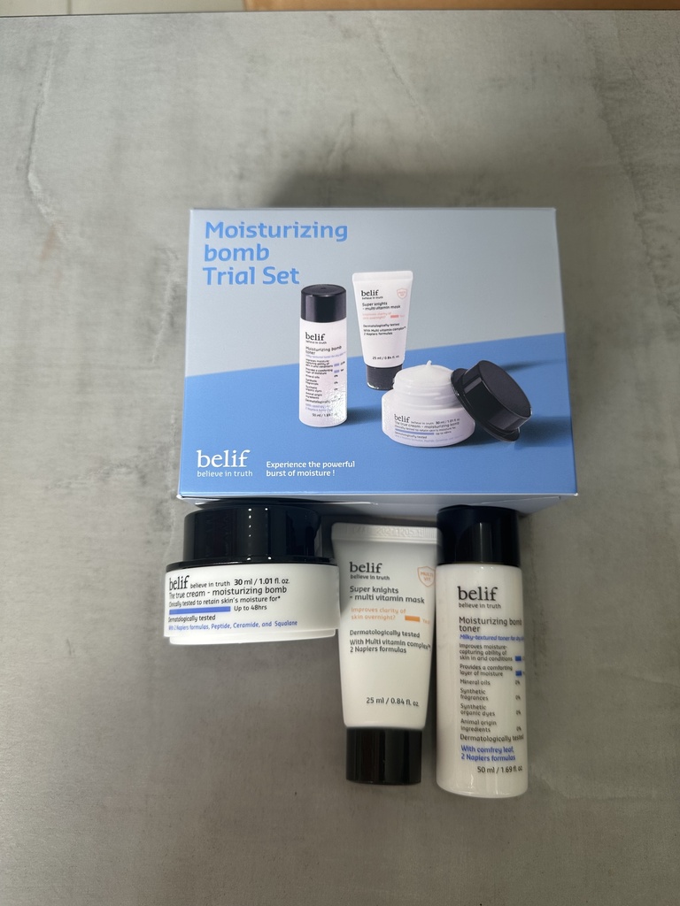 Belif Moisturizing Bomb Trial Set 