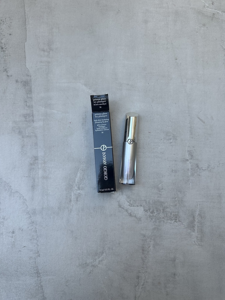 Giorgio Armani Prisma Glass Icy Plumper Lip Gloss Frozen Amethyst 30