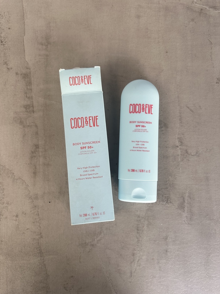 Coco & Eve Body Sunscreen Spf50+ 200ml