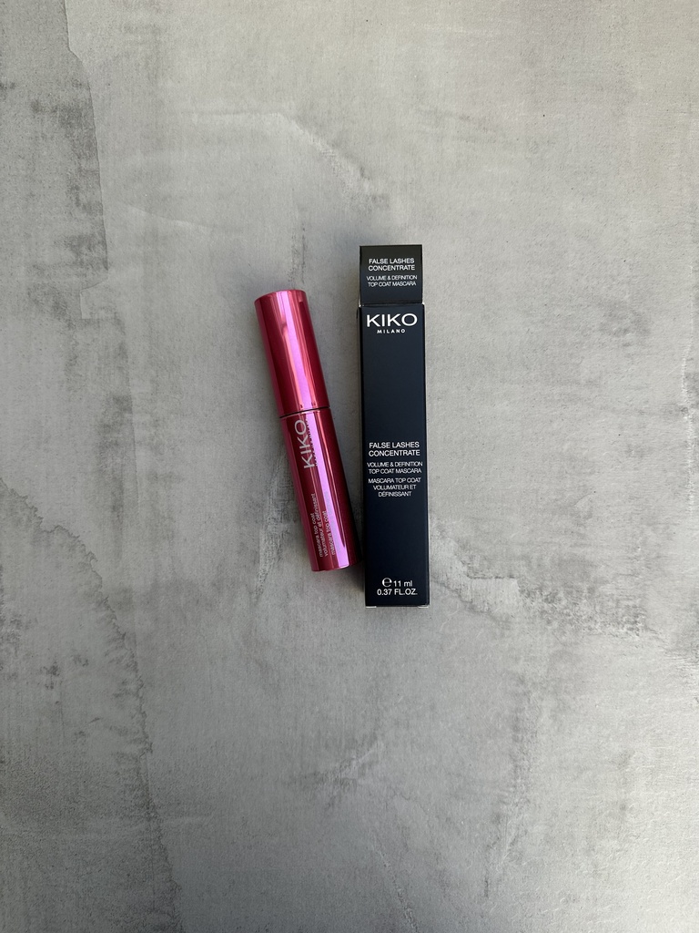 Kiko Milano False Lashes Concentrate Volume & Definition Top Coat Mascara 