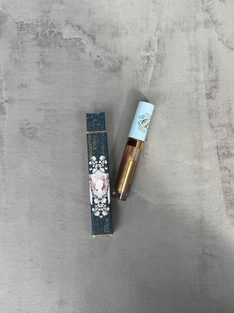 Kiko Milano Bridgerton Brilliant Bliss Lip Gloss 01 Gilded Gaze
