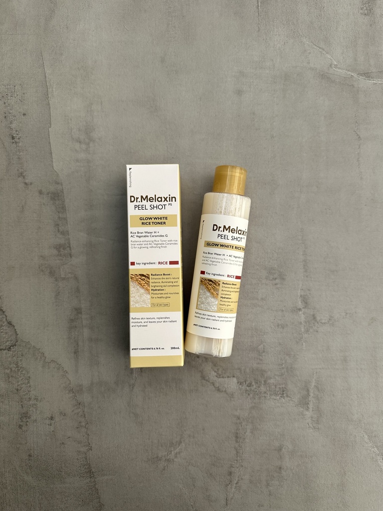 DX.Melaxin Peel Shot Glow White Rice Toner 200ml