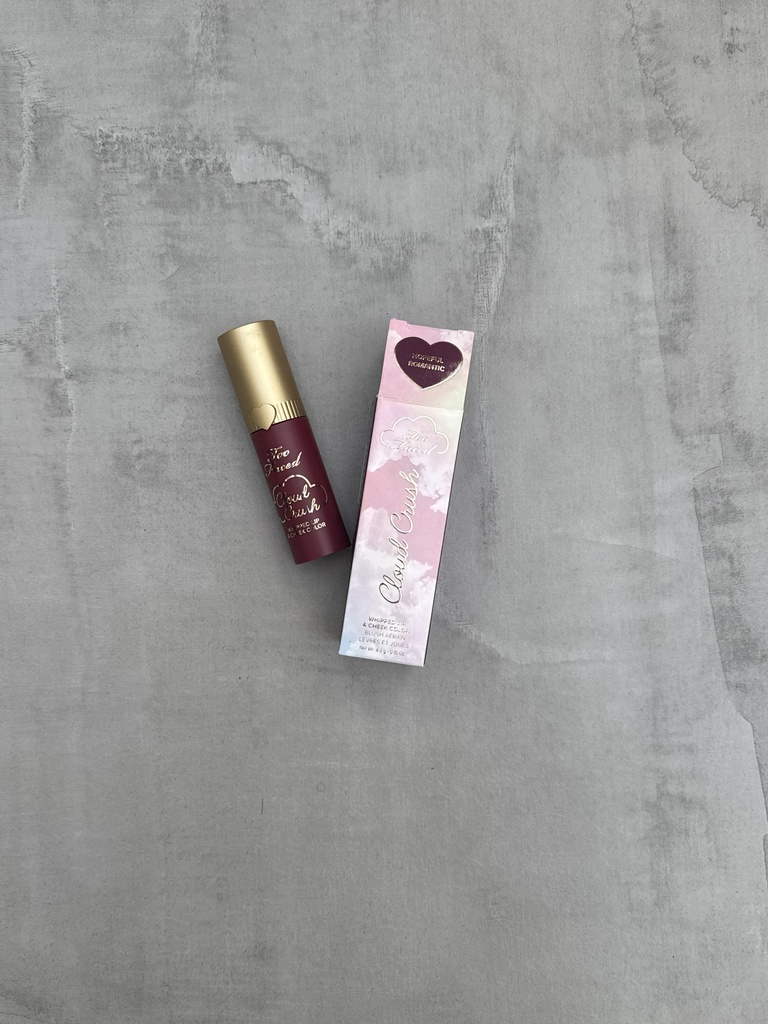 Too Faced Cloud Crush Whipped Lip &Cheek Color Hopeful Romantic 