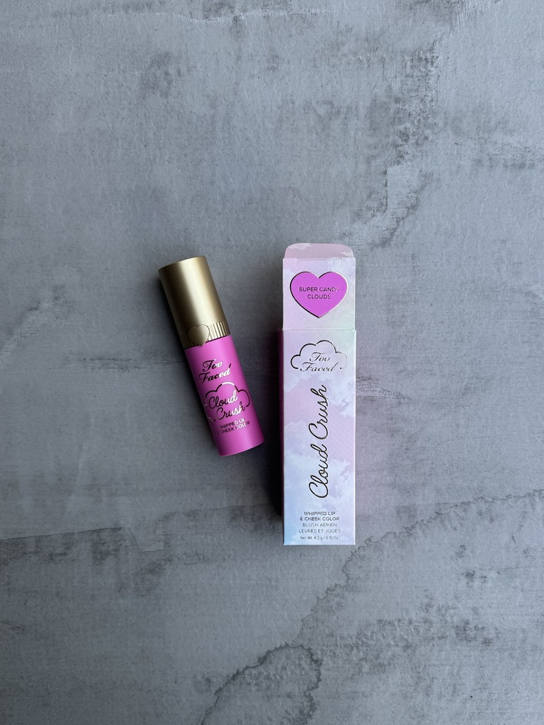 Too Faced Cloud Crush Whipped Lip & Cheek Color Super Candy Clouds 