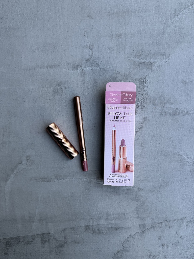 Charlote Tilbury Pillow Talk Lip Kit Mini Size 
