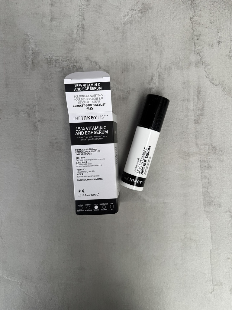 The Inkey List 15% Vitamin C And EGF Serum 30ml