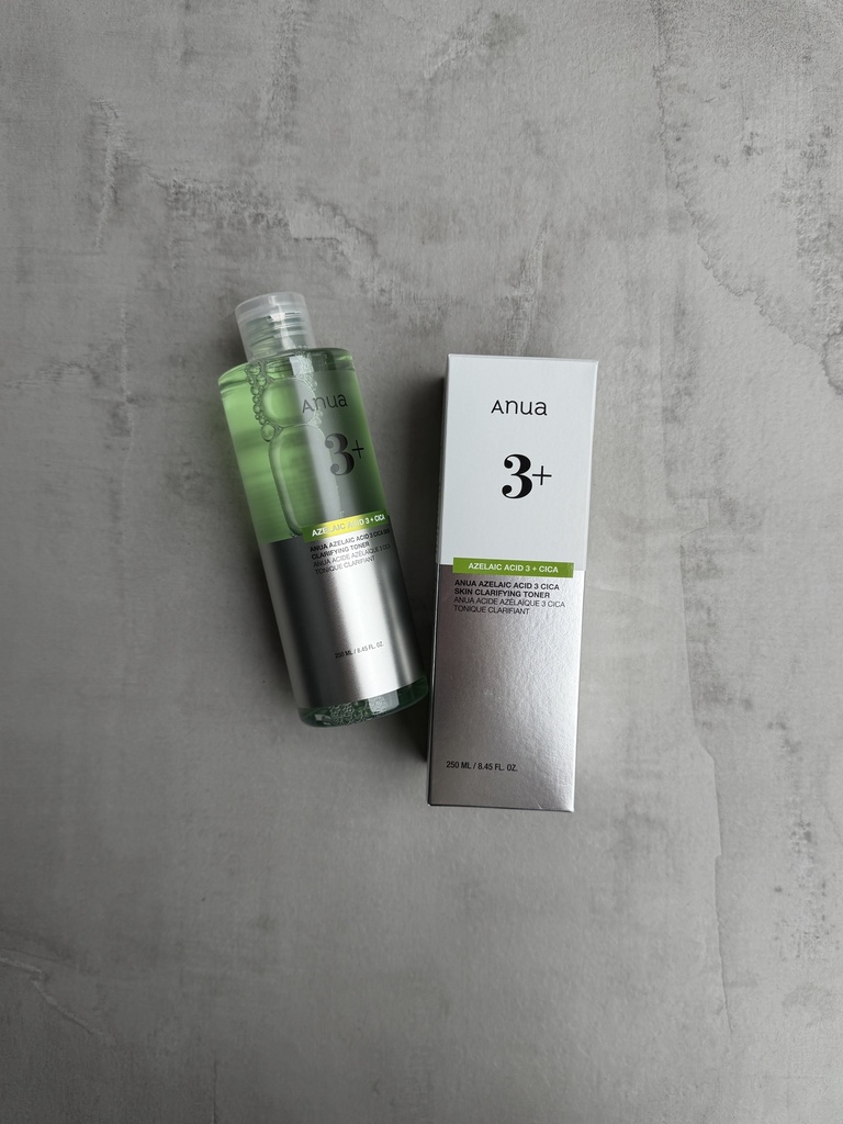 Anua Azelaic Acid 3 + Cica Skin Clarifying Toner 250ml